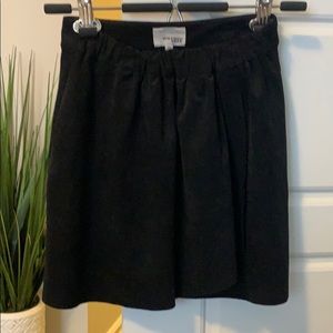 Wilfred Free Black Suede Skirt